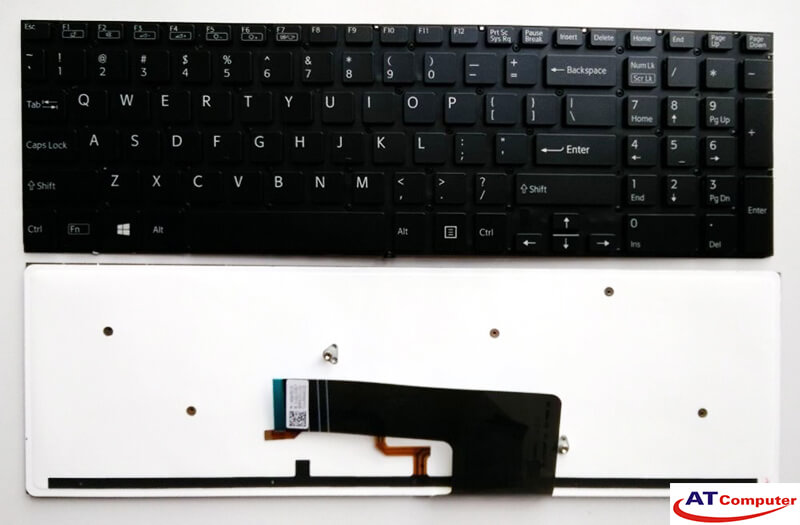 Bàn phím Sony Vaio Fit SVF 15 Series. Part: 149239831USX, MP-12Q23SU-9201, SVF15N17CXB, AEHK97012203A