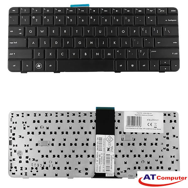 Bàn phím COMPAQ Presario CQ32, G32 - DV3-4000 Series. Part: 596262-001, 608018-001, V115026AS1, 6037B0047301, 539262-001, MP-09P23US-930
