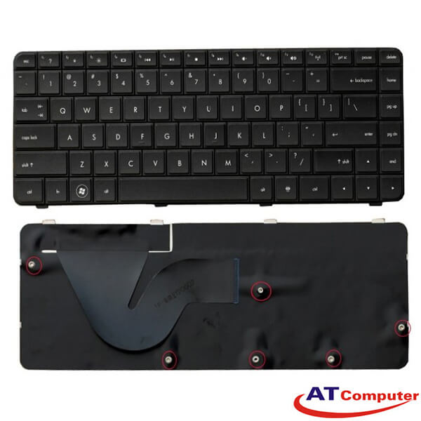 Bàn phím COMPAQ Presario CQ42, G42 Series. Part: 590121-00, V112246AK1, AEAX1E00010, MP-09J76GB-920, V112246A