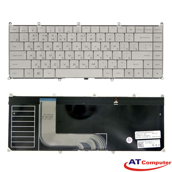Bàn phím DELL Adamo 13-A101 Series. Part: 0N959M, 9J.N1G82.001, T712M