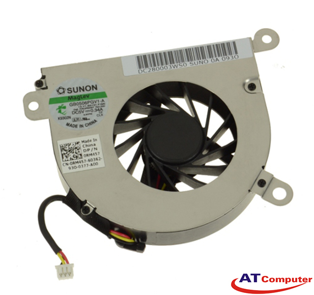 FAN CPU DELL Vostro 1200, V1200 Series. Part: RM457, 0RM457