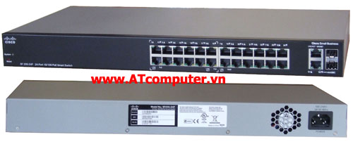 Cisco SF200E-24P-EU SF200E-24P 24-Port 10/100 Smart Switch, PoE