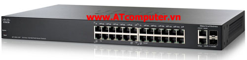 Cisco SLM224PT-NA SF200-24P 24-Port 10/100 PoE Smart Switch