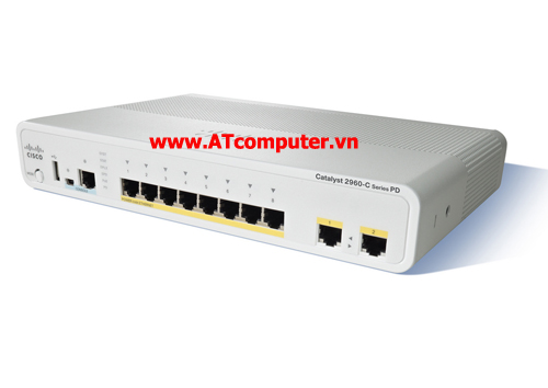 Cisco WS-C2960CPD-8TT-L Catalyst 2960C PD Switch 8 FE  2 x 1G  LAN Base