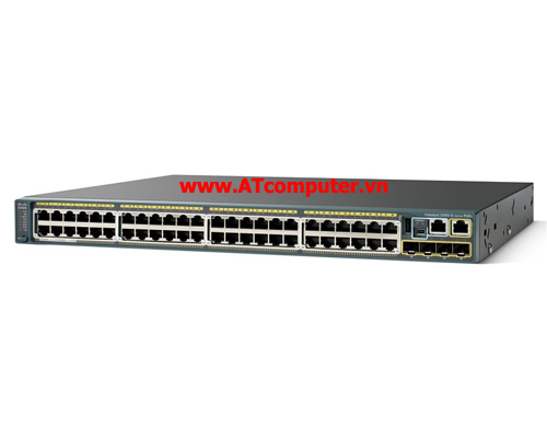 Cisco WS-C2960S-48LPS-L Catalyst 2960S 48 GigE PoE 370W, 4 x SFP LAN Base