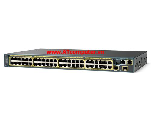 Cisco WS-C2960S-48TD-L Catalyst 2960S 48 GigE, 2 x 10G SFP+ LAN Base