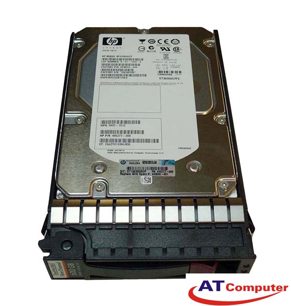 HP 600GB FC 15K 3.5. Part: AE212A, HIT-5529301-A, XP20000