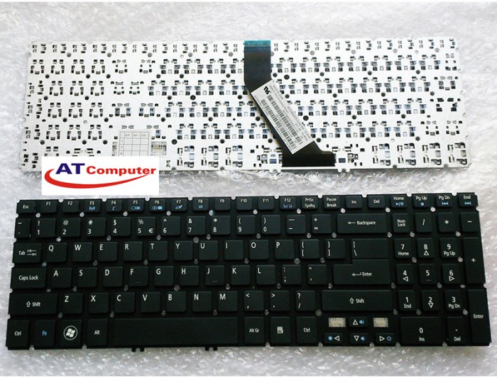 Bàn phím Acer Aspire V5-531P, V5-551G, V5-571G, V5-571PG Series. P/N: MP-11F53U4-4424, MP-11F53U4-528, 0KN0-762UI12, NK.I1713.00W, 904VM0701D