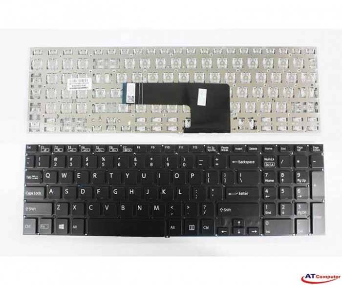 Bàn phím Sony Vaio VPCSF 15, VPC-SVF 15 Series. Part: 149239531US, AEHK9R001103A, 9Z.NAEBQ.01D