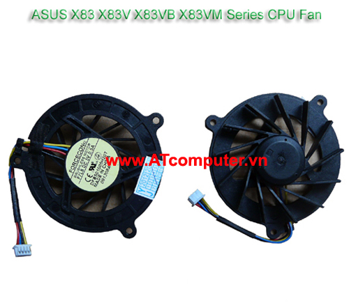 FAN CPU ASUS X83, X83V, X83VB, X83VM Series. Part: KFB0505HHA