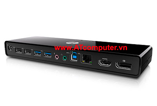 Docking Station HP 3005pr USB 3.0 Port Replicator Series. P/N: H1L08AA#UUF