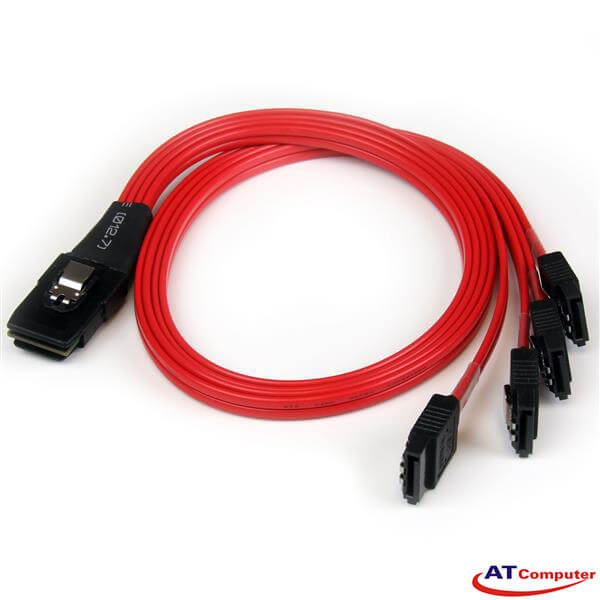 Cable Mini SAS 36 (SFF-8087) -SATA 7F to 4* Length: 100cm, P/N: 5C36A02-X100