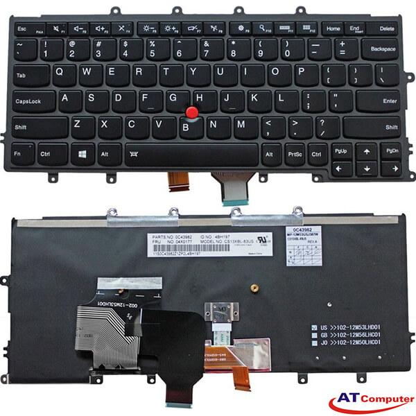 Bàn phím IBM ThinkPad X240, X240S, X240i Series. Part: 04Y0938, CS13X SN5321L, 04X0177, 0C43982