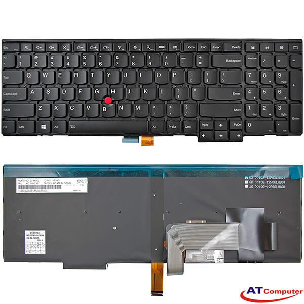Bàn phím IBM ThinkPad W540 Series. Part: 04Y2387, 04Y2465, 0C44952