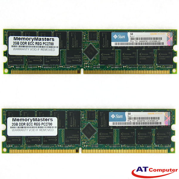 RAM SUN 2GB DDR-333Mhz PC-2700 (2x1GB) SDRAM DIMM ECC. Part: X9252A, 370-6644