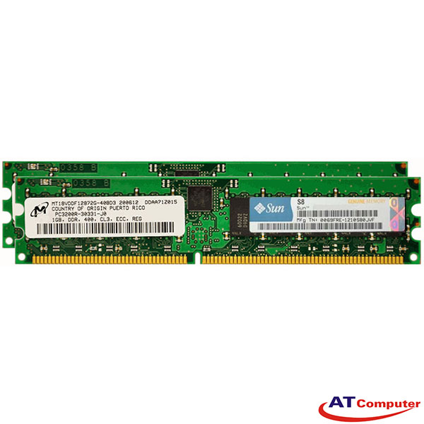 RAM SUN 2GB DDR-400Mhz PC-3200 DIMM ECC. Part: X9209A, X9209, 9209A, 9209
