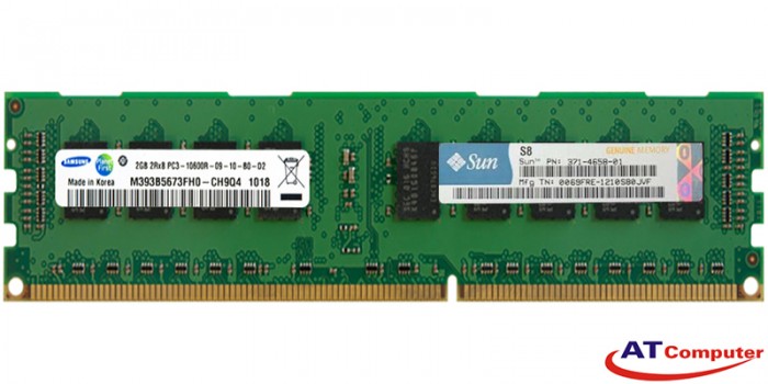 RAM SUN 2GB DDR3-1333Mhz PC3-10600 DIMM ECC. Part: 4650A, 4670A, 4673A, 8337A, 271-4287, 4653A, 5869A