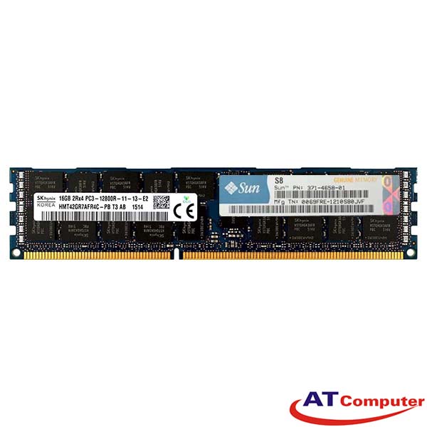 RAM SUN 16GB DDR3-1600Mhz PC3-12800 RDIMM ECC. Part: 7100794, 7018701