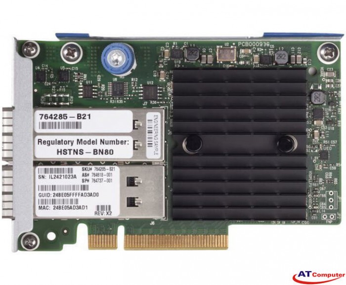 HP InfiniBand FDR 2-port 545QSFP Adapter, Part: 702211-B21