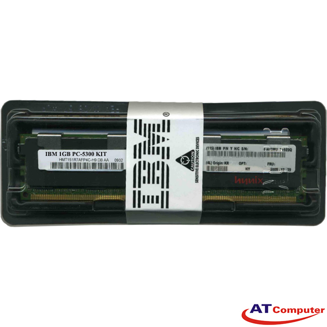 RAM IBM 1GB DDR2-667Mhz PC2-5300 CL5 ECC. Part: 41Y2727