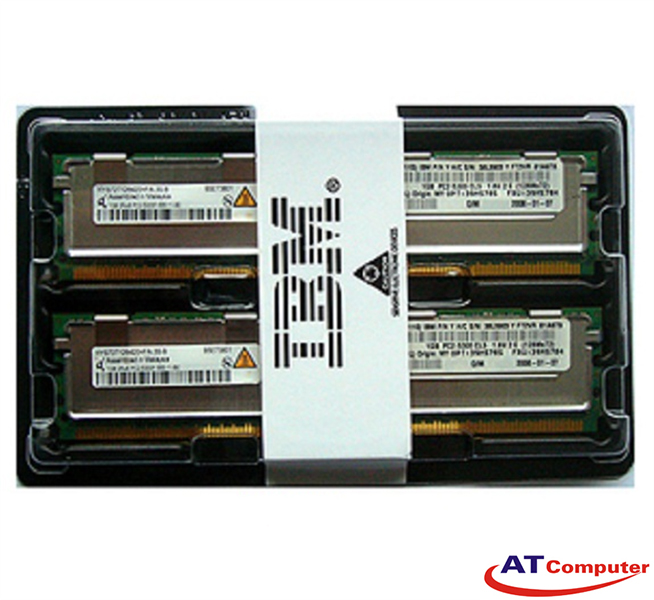 RAM IBM 4GB DDR2-400Mhz PC2-3200 (2x 2GB) CL3 SDRAM RDIMM ECC. Part: 39M5812