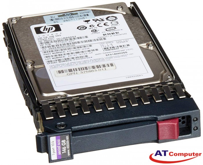 HP 146GB SAS 10K 3Gbps 2.5. Part: 431958-B21