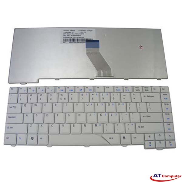 Bàn phím Acer Aspire 4710, 4720, 531, 5520, 5720, 5920 Series. Part: MP-07A23U4-442, NSK-H361D, 002-07A23L-A01, PK1301K0200, AEZD1R00110