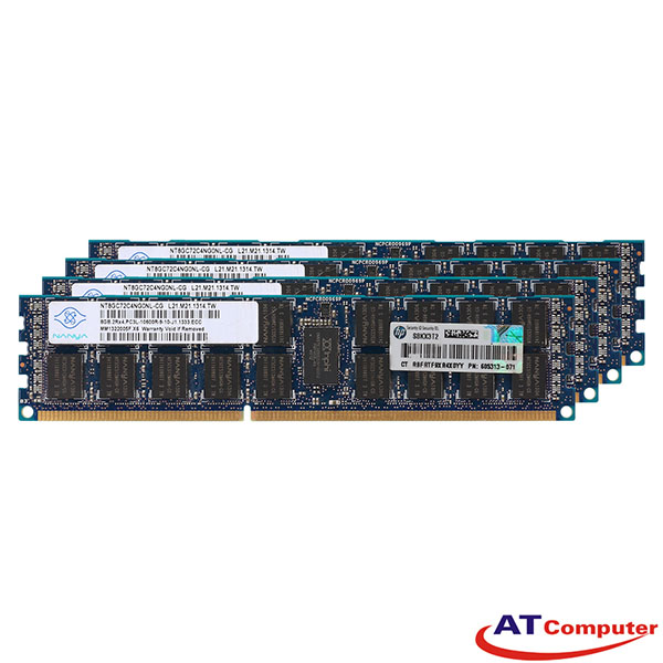 RAM FUJITSU 32GB DDR3-1333Mhz PC3-10600 (4X8GB) RG D ECC. Part: S26361-F4003-L645