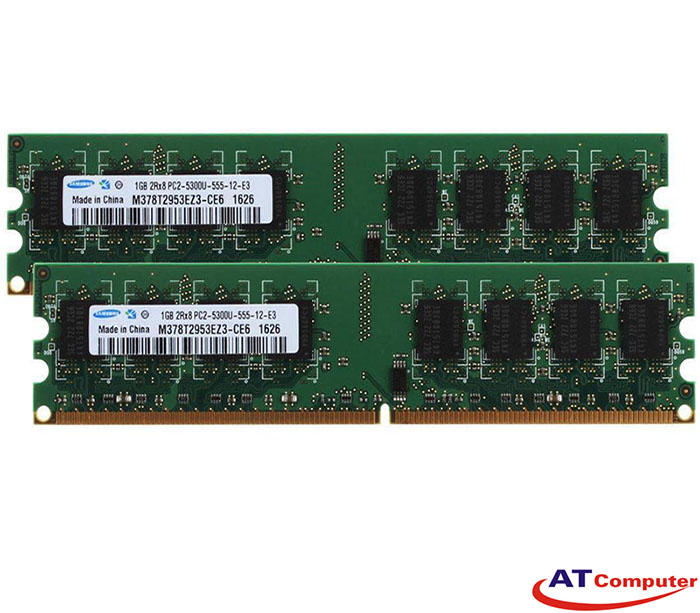RAM FUJITSU 2GB DDR2-667Mhz PC2-5300F (2X1GB) FBD ECC. Part: S26361-F3230-L522