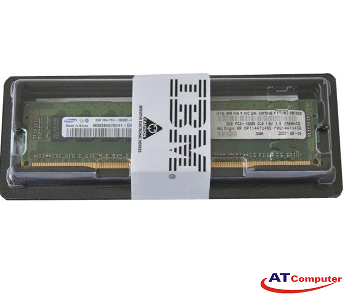 RAM IBM 2GB DDR3-1333Mhz PC3-10600 1Rx8 LP RDIMM CL9 ECC. Part: 49Y1403