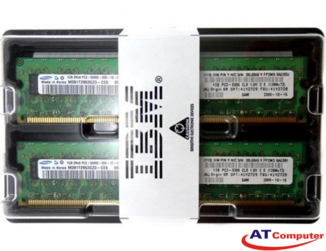 RAM IBM 4GB DDR2-533Mhz PC2-4200 (2x2GB) Registered CL5 VLP ECC. Part: 41Y2715