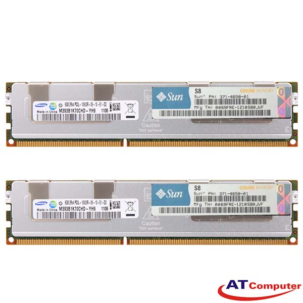 RAM SUN 16GB DDR3-1333Mhz PC3-10600 (2x8GB) RDIMM ECC. Part: SE6Y2C11Z