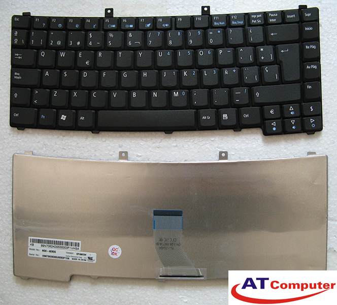 Bàn phím Acer TravelMate 3282, 3290, 3240, 3260, 3270, 3274, 3280 Series. Part: AEZL1TNRO19