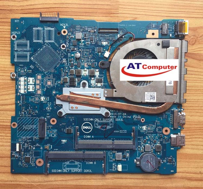 MainBoard Dell 5559, i5-6200U, VGA share