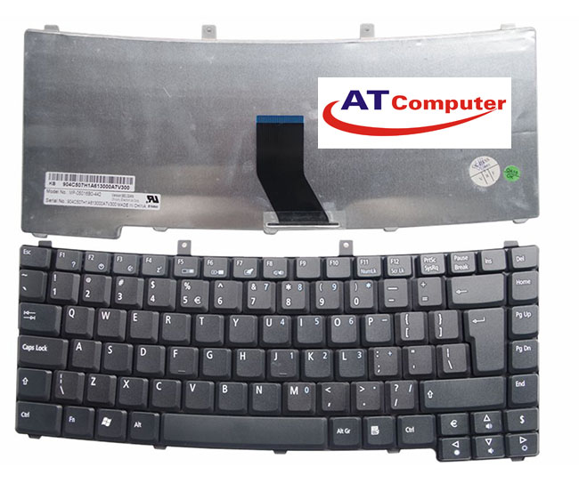 Bàn phím Acer TM8100. Part: ZF1 NSK-AE10F, 99.N7082.10F, AEZF1TNF013