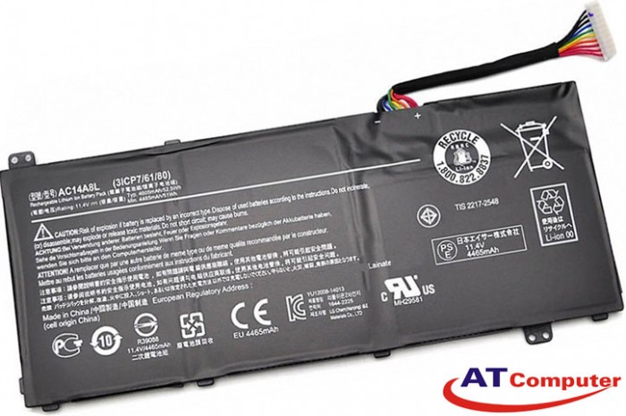 PIN ACER Aspire V15, V17, 6Cell, Oem, Part: AC14A8L, LAC240