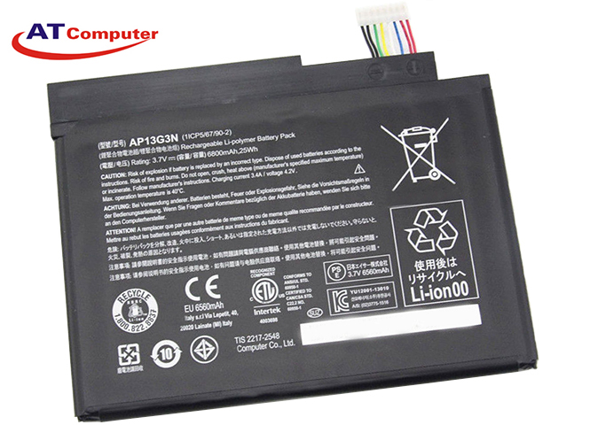 PIN ACER Iconia W3-810. 2Cell, Oem, Part: AP13G3N