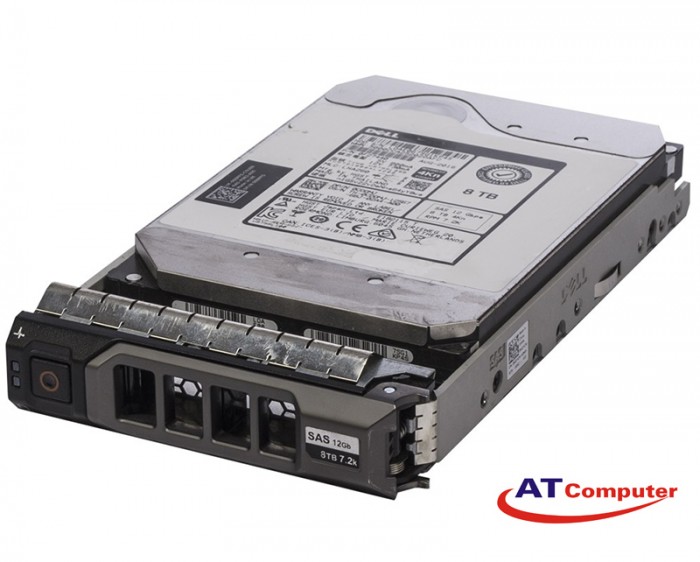 DELL 8TB SAS 7.2K 12Gbps 4kn 3.5. Part: PYJFF, 400-ANWI