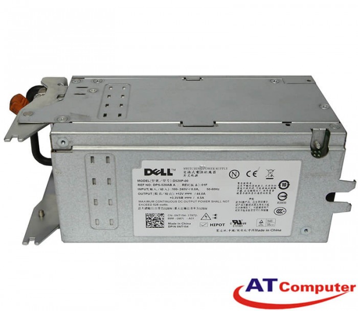 DELL 528W Power Supply Hot Swap, For DELL PowerEdge T300, Part: 0NT154
