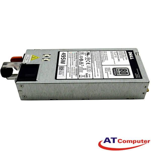 DELL 495W Power Supply Hot Swap, For DELL PowerEdge R530, R630, R730, R730XD, R830, T430, T630, Part: Y6XYK, 0Y6XYK, 2FR04, 02FR04