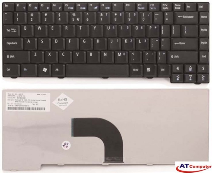 Bàn phím Acer Aspire 2420, 2920, 2920Z. Part: NSK-A9V0E, NSK-A9V00, 9J.N4282.V00