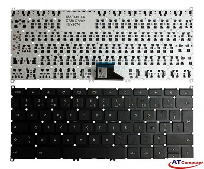 Bàn phím Acer ChromeBook C720-3403, C720-2955, C720-2103, C720-2827. Part: 9Z.NB0SQ.001, NSK-RA0SQ 01