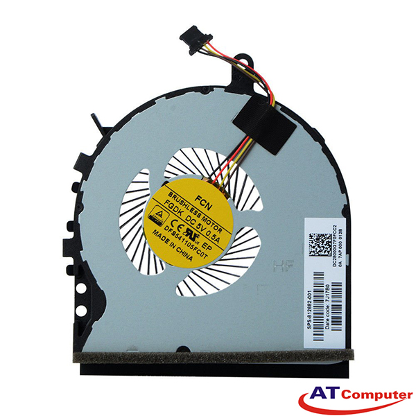 FAN CPU HP Envy 15-AE, 15-AE000, 15-AE100, 15-AE001TX, 15-AE007UR, 15-AE012UR, 15-AE008UR, 15-AE005TX, 15-AE012LA, 15-AE007UR, 15-AE002NF, 15-AE009TX, 15-AE007TX. Part:  B07B44L22H 