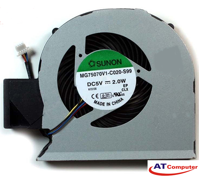FAN CPU Acer TravelMate 6495, 6495G, 6495T, 6495TG. Part: 60.4NP 19.001 B2-Y3-d2, MG75070V1-C110-S9C  