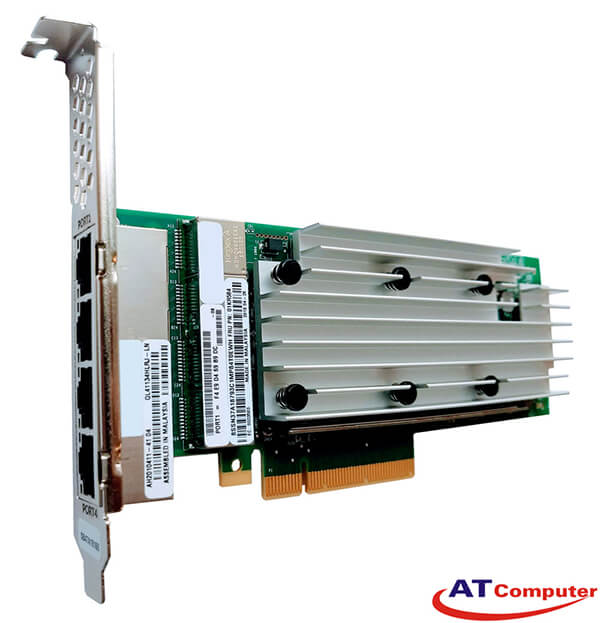 Lenovo ThinkSystem QLogic QL41134 PCIe 10Gb 4-Port Base-T Ethernet Adapter. Part: 4XC7A08225