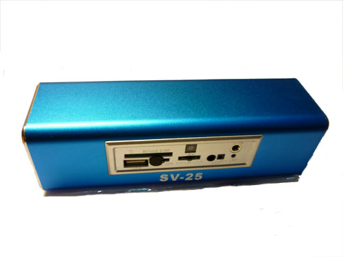 Loa máy tính đa chức năng kỹ thuật số Mini SV-25 (màu xanh dương)