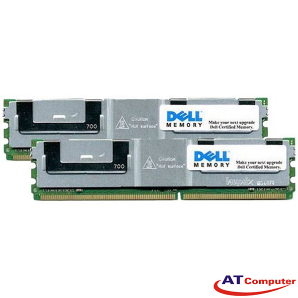 RAM DELL 4GB DDR2-800Mhz PC2-6400 (2x2GB) Single Rank ECC. Part: A201859