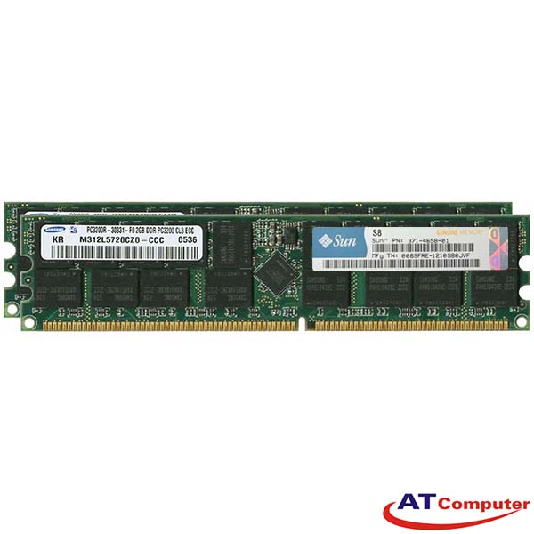 RAM SUN 4GB DDR2-533Mhz PC2-4200 (2x2GB) REG ECC. Part: 370-6209, SEKX2C1Z