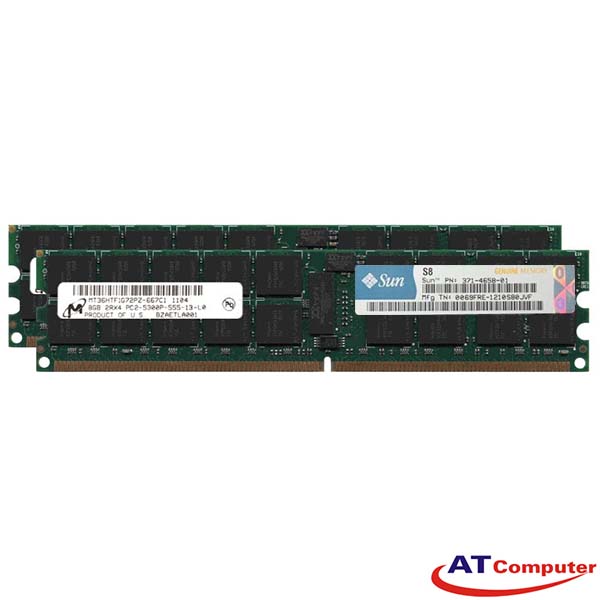 RAM SUN 16GB DDR2-667Mhz PC2-5300 (2x8GB) REG ECC. Part: MT-X8356A, 541-3419
