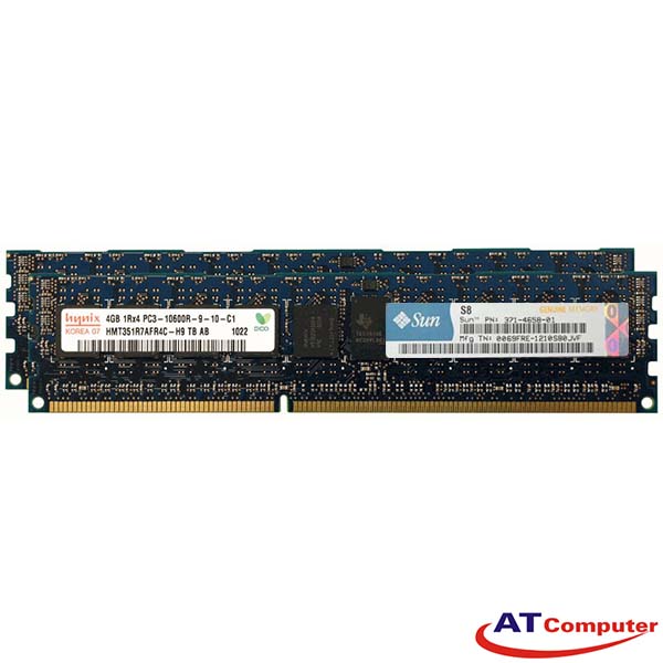 RAM SUN 8GB DDR3-1333Mhz PC3-10600 (2x4GB) CL9 ECC. Part: 7011549